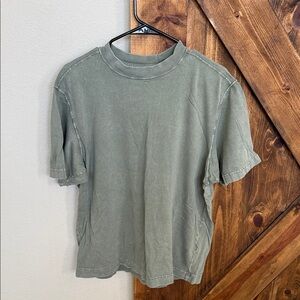 Abercrombie & Fitch Olive Short Sleeve Tee